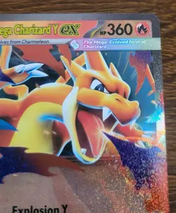 Mega Charizard Y ex 022/217 Ascended Heroes English Pokemon TCG NM - Image 3