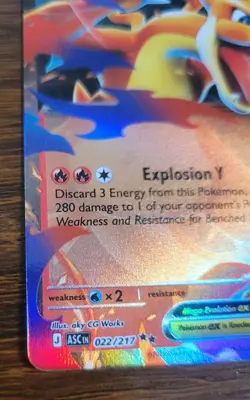 Mega Charizard Y ex 022/217 Ascended Heroes English Pokemon TCG NM - Image 5