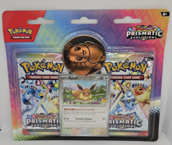 POKEMON Prismatic Evolutions 2-PK Blister SEALED Promo Scarlet & Violet 8.5 TCG - Image 1