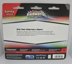 POKEMON Prismatic Evolutions 2-PK Blister SEALED Promo Scarlet & Violet 8.5 TCG - Image 2
