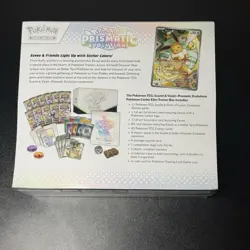 Pokemon Prismatic Evolutions Pokemon Center ETB Elite Trainer Box W/Acrylic case - Image 2