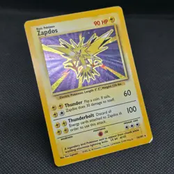 Zapdos (016/102) Base Set Unlimited Holo Rare- Vintage Pokemon TCG (HP) - Image 5