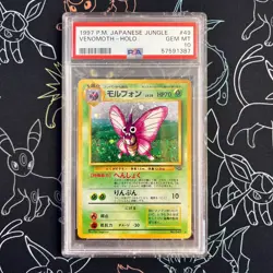 PSA 10 - Pokemon Jungle Venomoth HOLO Japanese - Image 1