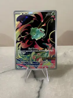 2025 Pokemon Mega Evolution Stamped Bulbasaur Promos #133/132 NM - Image 1