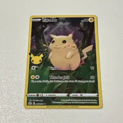 Pokemon TCG Pikachu 005/025 Celebrations Holo Full Art - Image 1