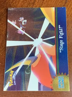 2000 Topps Pokemon TV #OR7 "Stage Fight!" Foil Series 3 (B) FREE COMBINED SHIP - Image 1