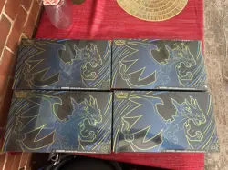 Lot of 4 - Pokemon Mega Charizard X ex Ultra-Premium Collection Box UPC - Sealed - Image 1