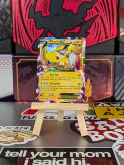 Pokemon TCG Pokemon Pikachu Ex XY Promo Holo XY84 - Image 1