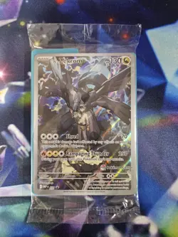 Pokemon N's Zekrom MEP 031 Ascended Heroes Promo Pokemon Centre Stamp SEALED - Image 1