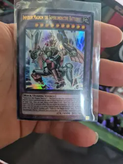 Yugioh Imperion Magnum the Superconductive Battlebot SDMY-EN041 1st Edition - Image 1