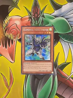 Yu-Gi-Oh! Elemental HERO Stratos BLC1-EN022 Ultra Rare 1st Ed NM - Image 2