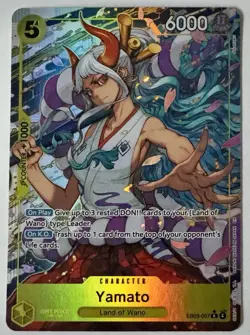 One Piece Heroine’s Edition Extra Booster Yamato EB03-057 Alt Art English NM CCG - Image 1