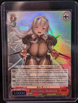 PURE LOVE, MODERNIA NIKKE Goddess of Victory NIK/S117-E067S SR Weiss Schwarz - Image 1