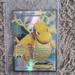 Pokemon Dragonite EX Full Art Ultra Rare Holo XY - Furious Fists 108/111 Card - Image 1