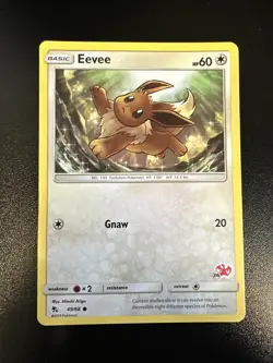 Eevee 49/68 SM Hidden Fates 2019 CHARIZARD STAMPED #26 BATTLE ACADEMY PROMO card - Image 1