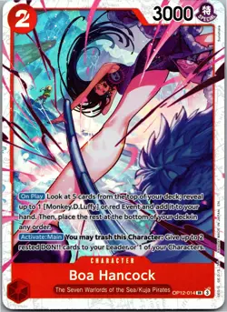 Boa Hancock OP12-014 SR - English One Piece Card Game CCG - Image 1