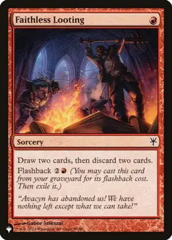 MTG Faithless Looting ** The List ** English - Image 1