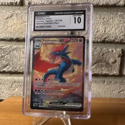 Pokemon TCG Salamence ex CGC 10 Special Illustration Rare Holo 187/159 - Image 1