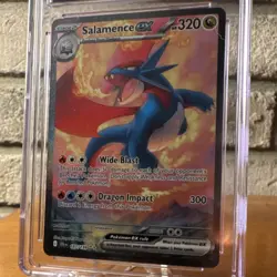 Pokemon TCG Salamence ex CGC 10 Special Illustration Rare Holo 187/159 - Image 3