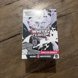 Pokemon Scarlet & Violet White Flare Booster Bundle (6 Packs) NEW SEALED - Image 1