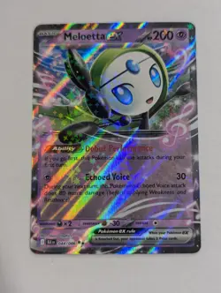 Meloetta ex 044/086 Sv: Black Bolt Holo Pokemon TCG Double Rare NM - Image 1