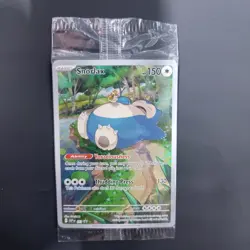 Pokemon TCG Snorlax Sealed Promo 051 Scarlet Violet 151 Black Star Holo NM - Image 3