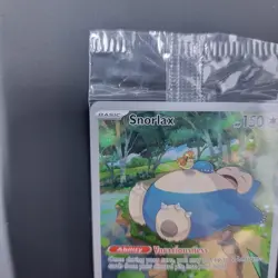 Pokemon TCG Snorlax Sealed Promo 051 Scarlet Violet 151 Black Star Holo NM - Image 4