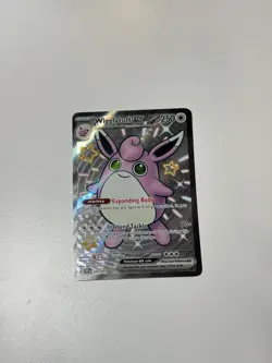 Pokemon TCG Paldean Fates Wigglytuff ex 222/091 Full Art Shiny - Image 1