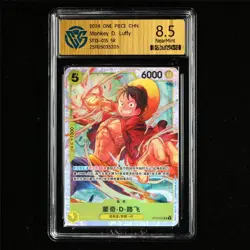 CCG 8.5 NearMint 2024 One Piece CHN Monkey D. Luffy ST13-015 SR - Image 2