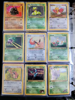 Large Vintage Pokemon Card Lot Of 124 LP/NM Condition - Image 4