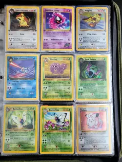 Large Vintage Pokemon Card Lot Of 124 LP/NM Condition - Image 5