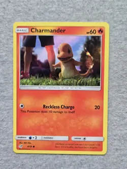 Charmander 4/18 Common Holo Card Detective Pikachu Pokemon TCG - Image 1