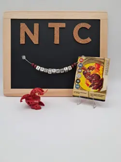 Bakugan Battle Brawlers Pyrus Dragonoid B2 (not B1) Classic Rare w/Card - Image 1