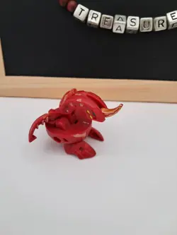 Bakugan Battle Brawlers Pyrus Dragonoid B2 (not B1) Classic Rare w/Card - Image 3