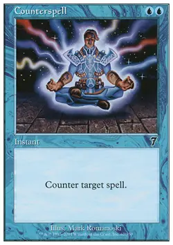 MTG Magic the Gathering Counterspell (67/354) Seventh Edition NM - Image 1