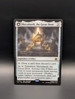 MTG - Matzalantli, the Great Door / The Core - Legendary Artifact/Land -LCI #256 - Image 1