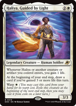 x1 Haliya, Guided by Light EOE Edge of Eternities MTG 19 M/NM 1x - Image 1