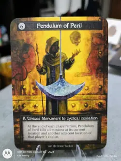 Sorcery: Contested Realm Pendulum of Peril Unique Non-Foil Beta - Image 1