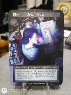 Sorcery: Contested Realm Beta Dream Quest -Unique NM Condition - Image 1