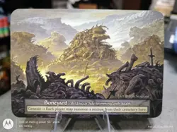 Sorcery Contested Realms - Beta - Boneyard NM Unique - Image 1