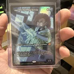 April O'Neil, Hacktivist (Showcase FOIL) - MTG: Teenage Mutant TMNT - SHIPS NOW! - Image 1