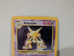 Pokemon Alakazam 1/102 Base Set Holo Rare Unlimited WOTC Vintage - Image 2