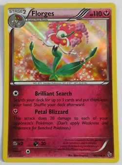 POKEMON FLORGES 66/106 HOLO FLASHFIRE 2014 POKEMON LP - Image 1