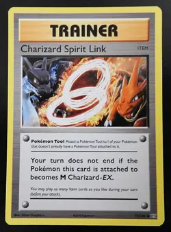POKEMON CHARIZARD SPIRIT LINK 75/108 REGULAR EVOLUTIONS 2016 POKEMON LP - Image 1