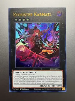 Yugioh - Exosister Karmael Ultra Rare BPRO-EN044, Near Mint, 1st Edition - Image 1