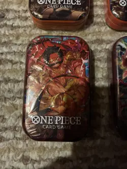 One Piece Monkey.D.Luffy Mini Tin Lot Of 4 Sealed Brand New - Image 4