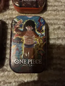 One Piece Monkey.D.Luffy Mini Tin Lot Of 4 Sealed Brand New - Image 5