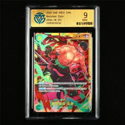 CCG 9 Mint 2024 One Piece CHN Roronoa Zoro OP06-118 SEC - Image 1