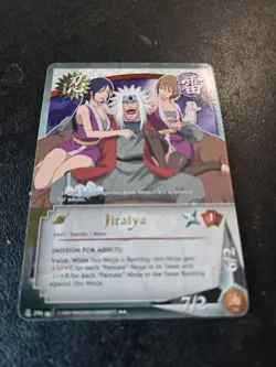 Naruto Collectible Card Game CCG Foil Rare Promo Lot Jiralya Kimimaro Uzumaki - Image 2