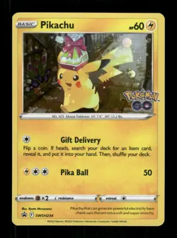 Pokemon SWSH: Sword & Shield Promo Cards #SWSH234 Pikachu Promo Cosmos Holo - Image 1